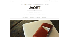 Desktop Screenshot of jaqet.com