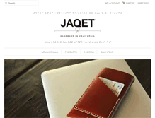 Tablet Screenshot of jaqet.com